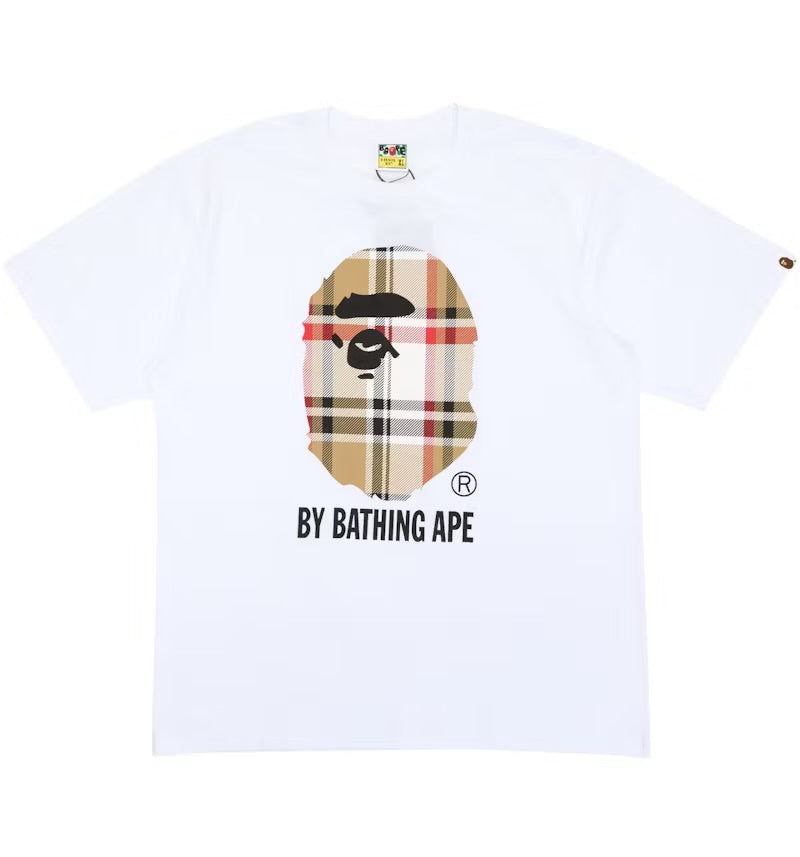 BapeXBurberry Tee White
