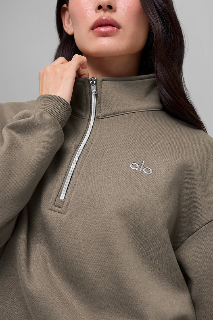 alo Beige Zip