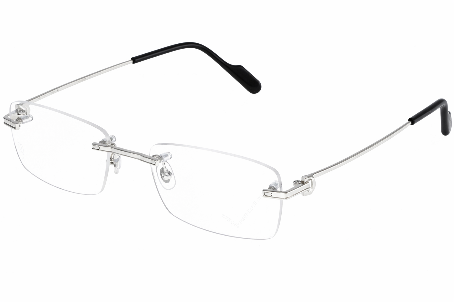 Cartier Glasses Chrome Grey